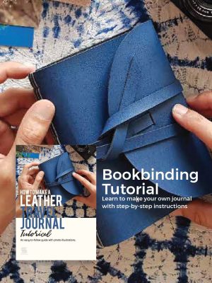 How to Make a Leather Travel Journal Tutorial