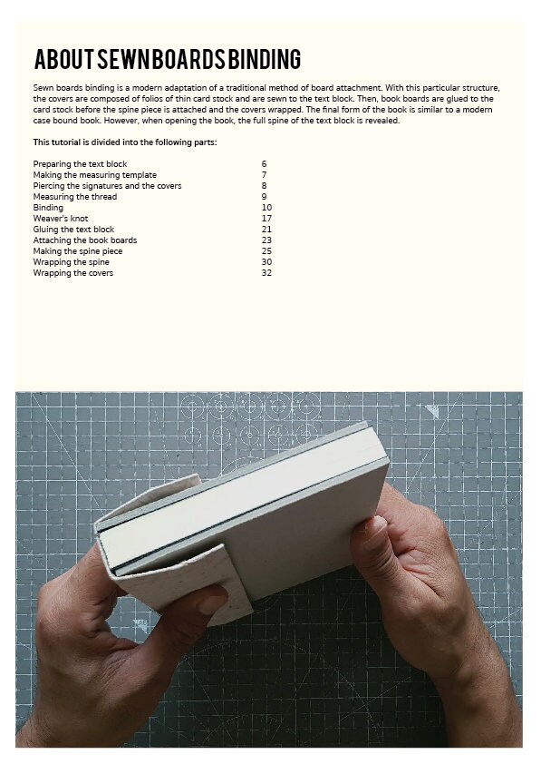 Sewn Boards Binding Tutorial - Image 2
