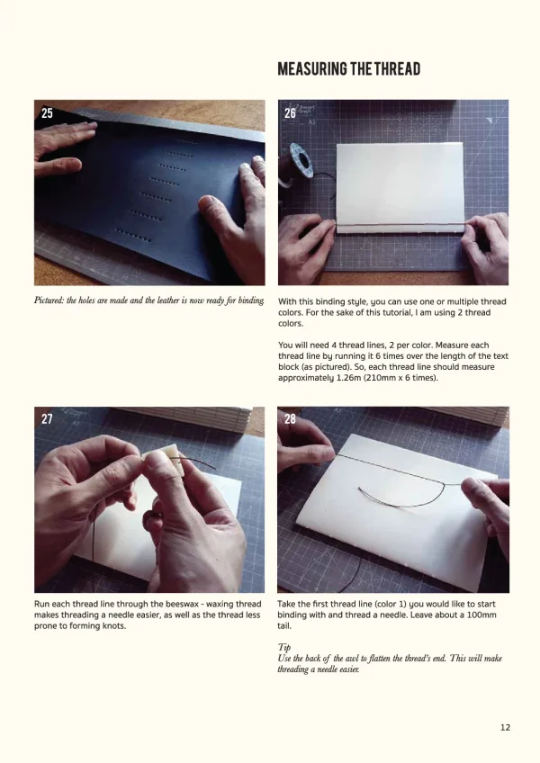 Long Stitch Binding with a Cross Stitch Variation Tutorial - The Siam ...